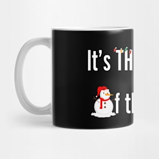 Christmas Lights Holidays It's That Time Of The Year Mug